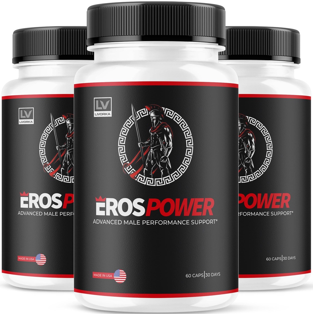 (3 Pack) Eros Power Supplement - Eros Power Supplement for Men, Eros Power, Eros Powder Supplement, ErosPower Advanced Formula, Eros Power Kapslid meestele, Eros Power Pills, 180 kapslit 3 kuud