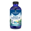 Põhjamaised looduslikud Arktika tursamaksaõli, maitsestamata - 8 oz - 1060 mg kokku Omega-3s EPA & DHA - südame ja aju tervis, tervislik immuunsus, üldine heaolu - mitte-GMO - 48 Servings