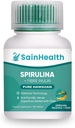 Spirulina + kiudaine inuliin - taimsed toidulisandid, Spirulina Lisatud kiudvegani tabletid seedetrakti tervise jaoks, 600mg Spirulina, Vegan & GMO-vaba (180 tabletti)