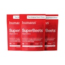 HumanN SuperBeets Heart Chews, Lämmastikoksiidi ja vererõhku Toetus, Viinamarjaseemne ekstrakt & Non-GMO Beet Root Powder Energy, Granaatõuna Marjamaitse, 180 Count