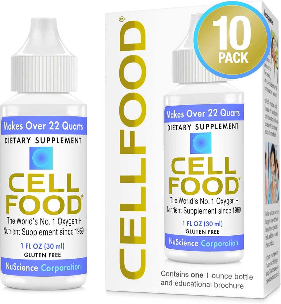 Rakutoit Hapniku Boost - 1 fl oz, 10 Pack - vedel hapnikulisandi Lümfaatiline äravool, kõrguse haigus, Jet Lag, väsimus, peavalud ja energia - Gluteenivaba, Cert. Kosher