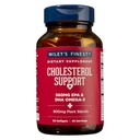 Wiley's Finest Wild Alaskan Fish Oil Kolesterool Toetus - Südametervise täiendus meestele ja naistele - 560mg Omega-3s - 90 Softgels (45 Servings)