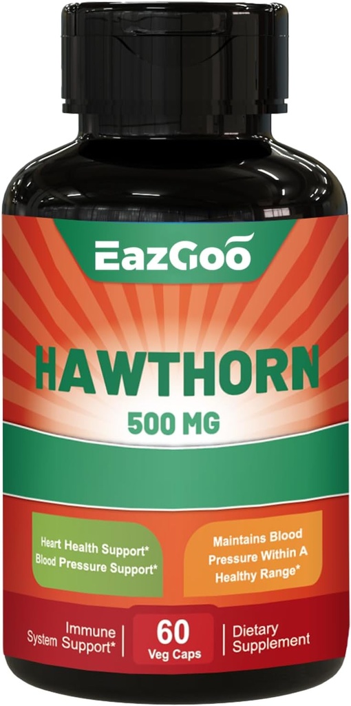 Hawthorn Berry kapslid- antioksüdant , vereringe tugi- Harthorne täiendus- 60 kapslit Vegan , Non- GMO