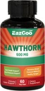 Hawthorn Berry kapslid- antioksüdant , vereringe tugi- Harthorne täiendus- 60 kapslit Vegan , Non- GMO