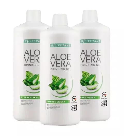 LR Lifetakt Aloe Vera Joogigeel Intense Sivera Tervishoid Naised Mehed Joovad Iga päev Looduslik ravikomplekt 3-1000 ml. / 33,3 fl.oz
