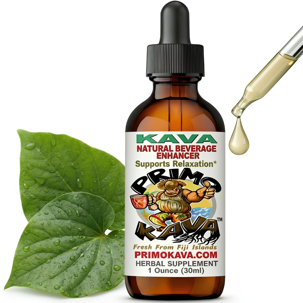 Kava tilgad | Vees lahustuv kava ekstrakt | Kontsentreeritud tinktuurijoogi tõhustaja | Autentne Kava Kava Fidžilt, 40mg Kavalaktoonid | 1oz