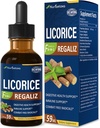 Lagritsa juure ekstrakti tilgad seedetrakti tervise, looduslike taimsete puhitusabi ja immuunsüsteemi tugi Vedelik tinktuur täiendada Dandelion, piparmünt, Ginger. extrato de Regaliz. 2oz