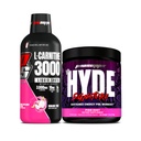 PROSUPPS L-karnitiin 3000 Stimulant Free Vedel Shots (31 Servings, Dragon Fruit) ja Mr. Hyde Signature Series Pre-Workout Energy Powdered Drink (30 Servings, Pixie Tolm)