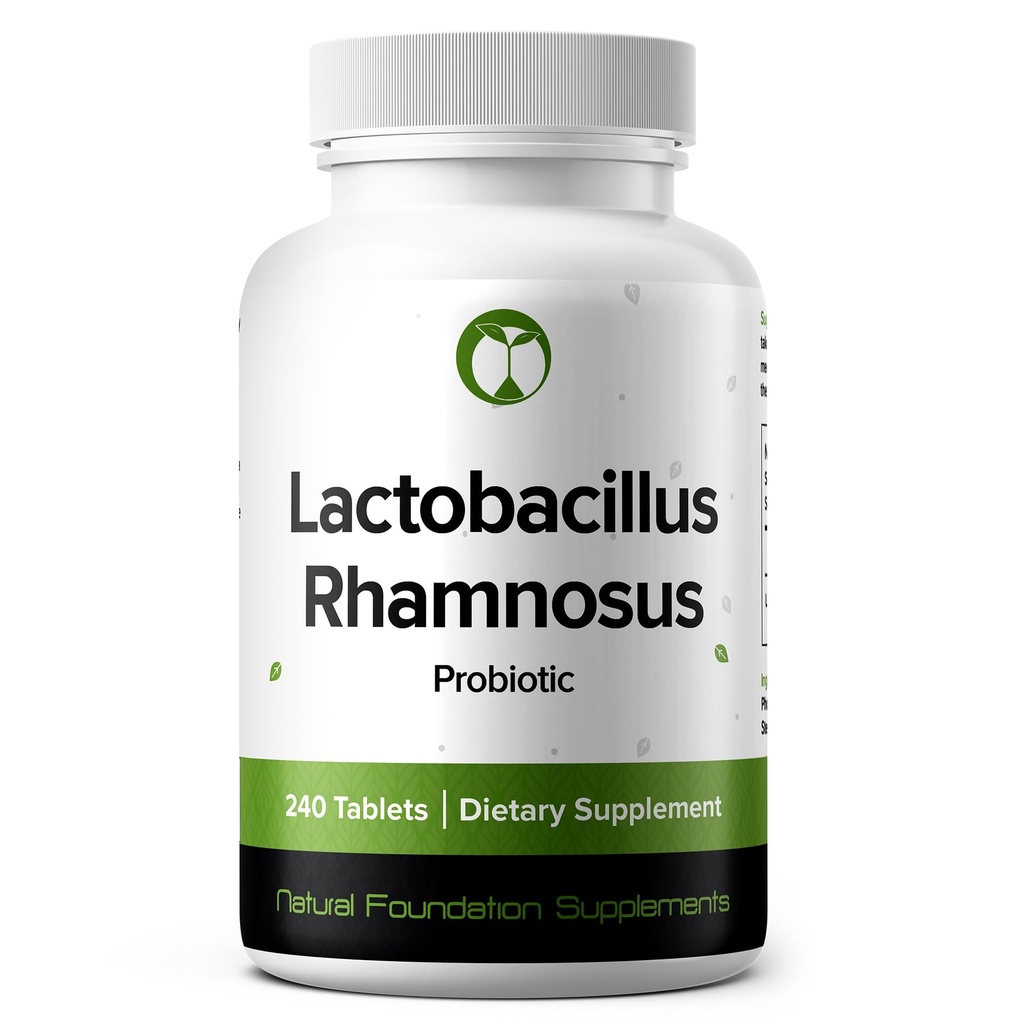 Lactobacillus Rhamnosus probiootiline täiendus 240 tabletti 3 miljardit CFU Probiootikumid meestele ja naistele toetab soole seedimist ja soolestiku tervist (240, Lactobacillus Rhamnosus)