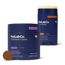 PetLab Co. Paw & Probiootiline Bundle: Koer Paw Balm, et toetada kuiva, krakitud käpad 2.4 Ounces & Dog probiootikumid soolestiku tervisele, hooajalised allergiad, naha ja kõrva pärm 30 krahv