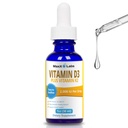 Vitamiin D3 K2 Vedelad tilgad - vedel vitamiin- D3 2000 RÜ Iga tilk koos K2 toidulisanditega täiskasvanutele ja lastele - VIT D tervislike luude, südame ja immuunsüsteemi tervise jaoks - D-vitamiin K2 MK7 Dropper 1 Oz