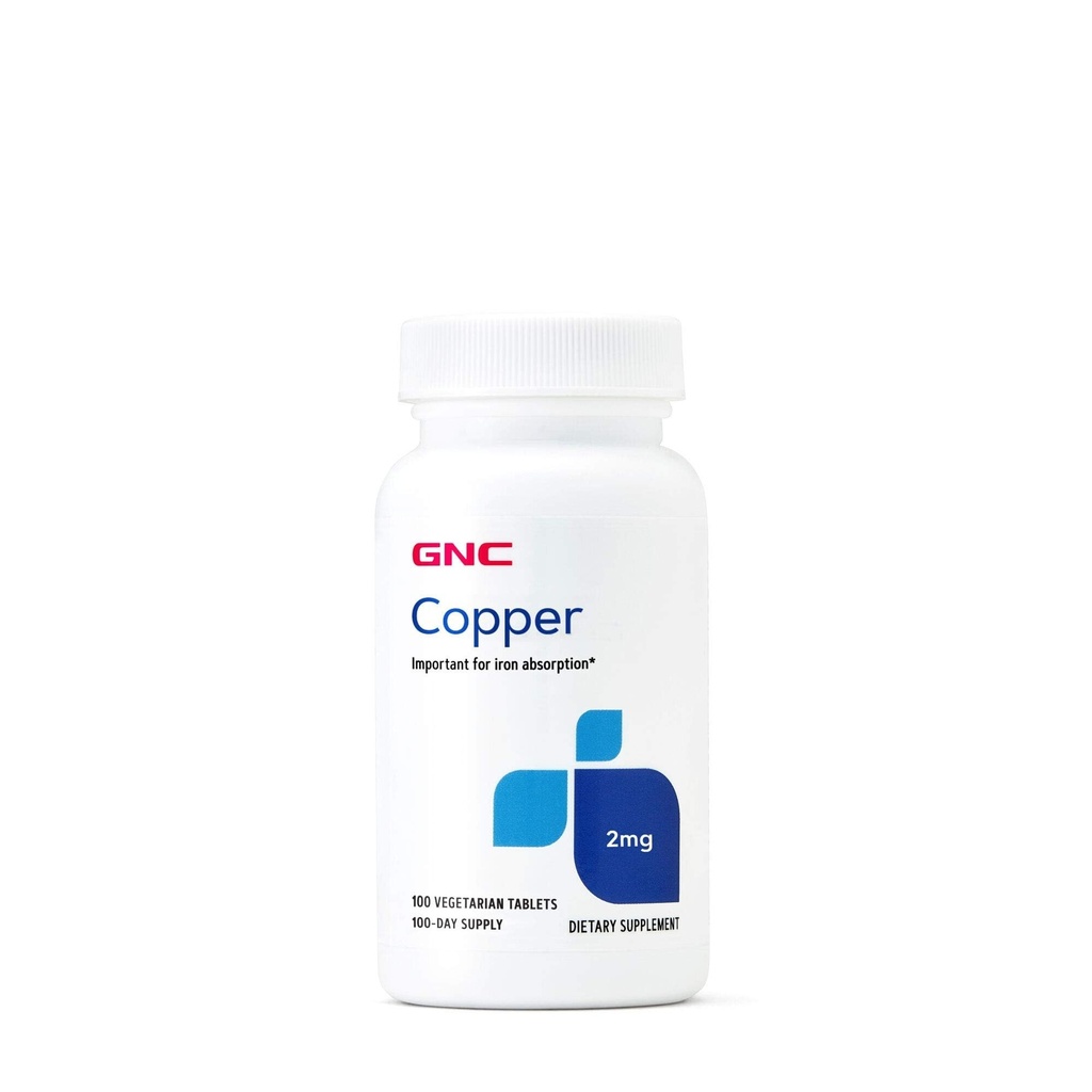 GNC vask 2mg, oluline raua imendumise jaoks, 100 loend