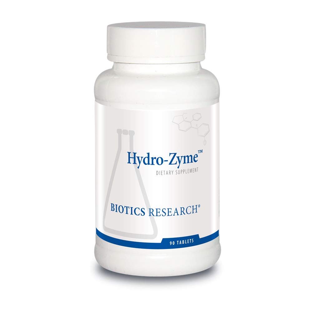 Biotics Research Hydro-Zyme seedetrakti tugi, sisaldab betaiinvesinikkloriidi, toetab tervislikku mao pH 90 tabletti