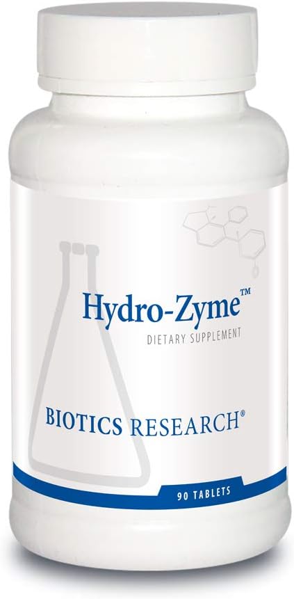 Biotics Research Hydro-Zyme seedetrakti tugi, sisaldab betaiinvesinikkloriidi, toetab tervislikku mao pH 90 tabletti