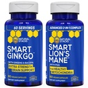 Ginkgo Biloba + Lions Mane Seenekomplekt - fookuse ja mälu tugi * - 120 kapslit