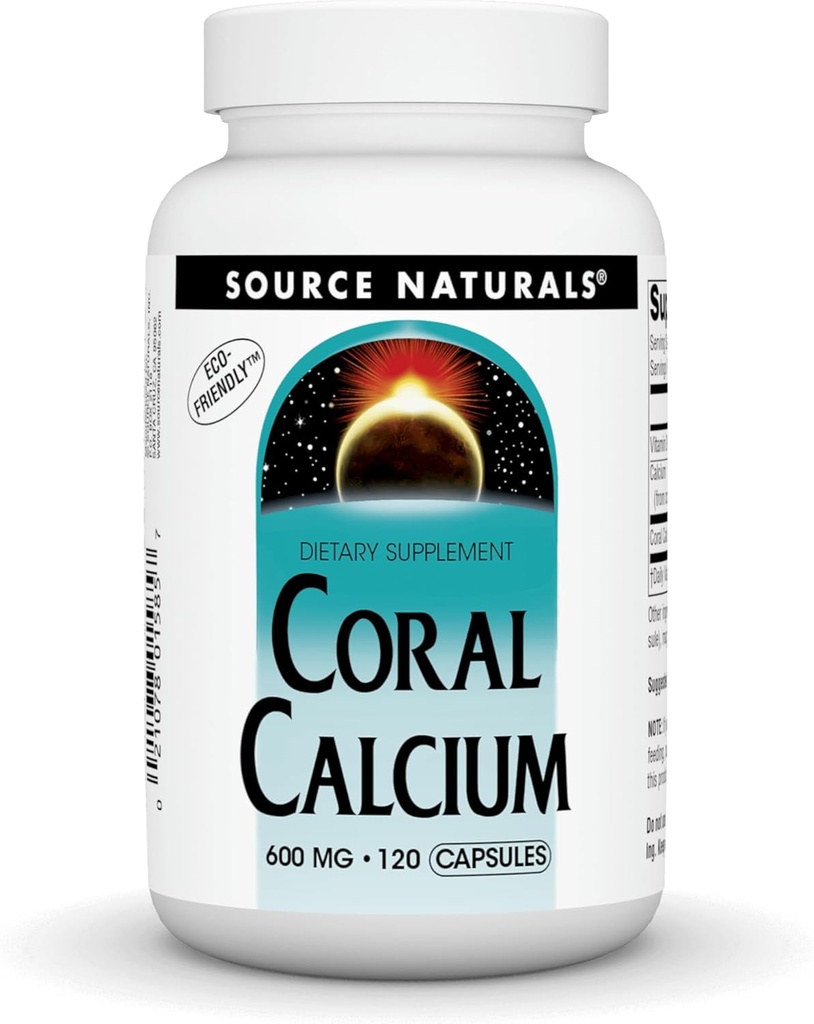 Allikas Looduslik Korallkaltsium - 600mg - 120 kapslit