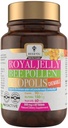 BEE ja You Royal Jelly + Propolis + Bee Pollen närimistabletid - kõrge potentsi - Kunstlik maitse / säilitusained - Ei ole lisatud suhkrut - Ei soja / piima / želatiin / GMO / gluteen, 500 mg x 60 tabletti