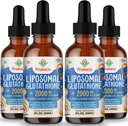 2000MG Liposomal Glutatiooni Vedelik, 98% Absorptsioon, Aktiivvorm L-Glutatiooni Lisand, Vegan Sõbralik, Võimas Antioksüdandi Kompleks Immuunsüsteemile, Vananemine Kaitse, Detox,8 FL.OZ