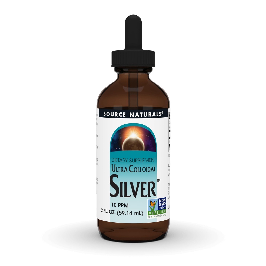 Allikas Naturals Ultra Colloidal Silver - Vedel täiendus immuunsüsteemi toetuseks - 2 oz