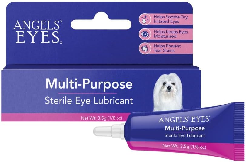 ANGELS' EYES Multi-Purpose Steriilne silma määrdeaine | Soojendab kuivad ärritunud silmad | Ohutu koertele ja kassidele | niisutab ja leevendab kuivust, sügelevad silmad | Pisarad ja tühjendamine | 3,5 g