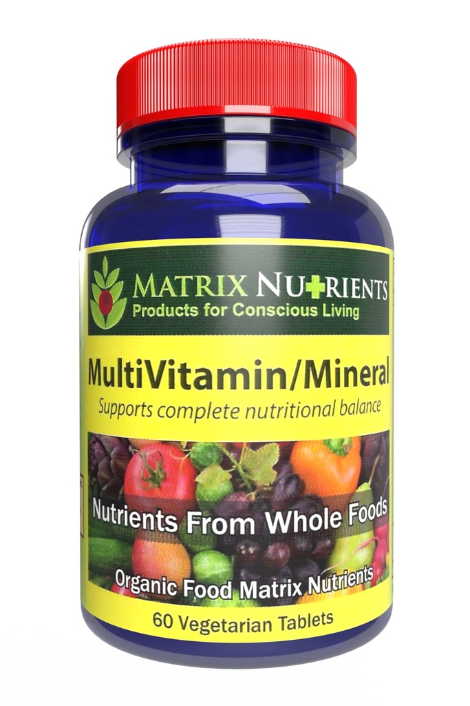MULTIVITAMIN - mineraal - 100% orgaaniline, kogu toit, täielik multivitamiin - suurepärane igapäevaseks terviseks, elustiiliks ja muuks: A-vitamiin, C-vitamiin, D-vitamiin, E-vitamiin ja palju muud! Vegan tabletid (60ct)