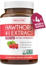 Super Potent Hawthorn Berry Extract kapslid - Hawthorn Berry Supplement valmistatud ekstra tugevus kontsentraat toetada südame ja seedetrakti tervist - Vegan Non-GMO & Gluteenivaba (4 kuu pakkumine)