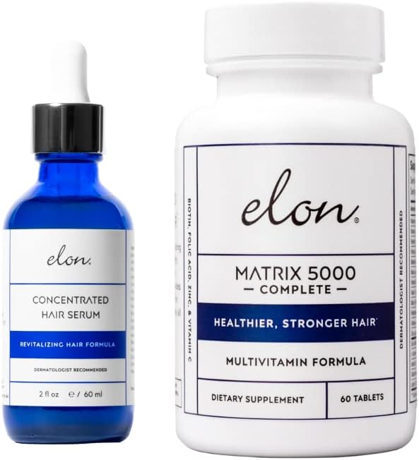 Elon Matrix 5000 Täielik multivitamiin (60 päeva varu) kontsentreeritud karvaseerum