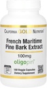 California Gold Nutrition männikoore ekstrakt , prantsuse merendus , oligopin , antioksüdantne polüfenool , 100 mg , 180 Veggie kapslit