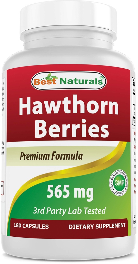Parim Naturals Hawthorn Berry 565 mg 180 kapslit (180 loend (1. pakend))