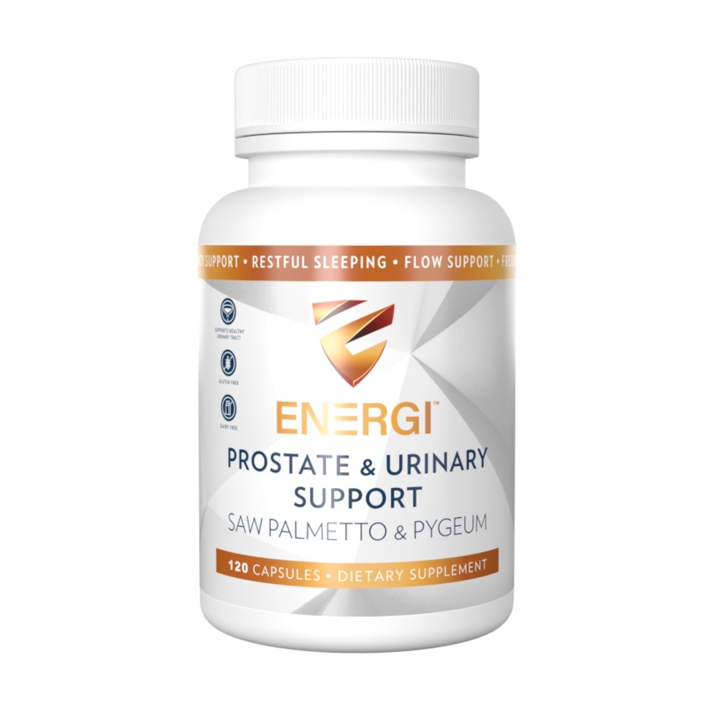 ENERGI Eesnäärme tugi täiendada Saw Palmetto meestele ja naistele, 200mg Saw Palmetto, 100mg Pygeum Supplement, Kõrvitsaseemned, eesnäärme tervise toidulisandid, 120 kapslit