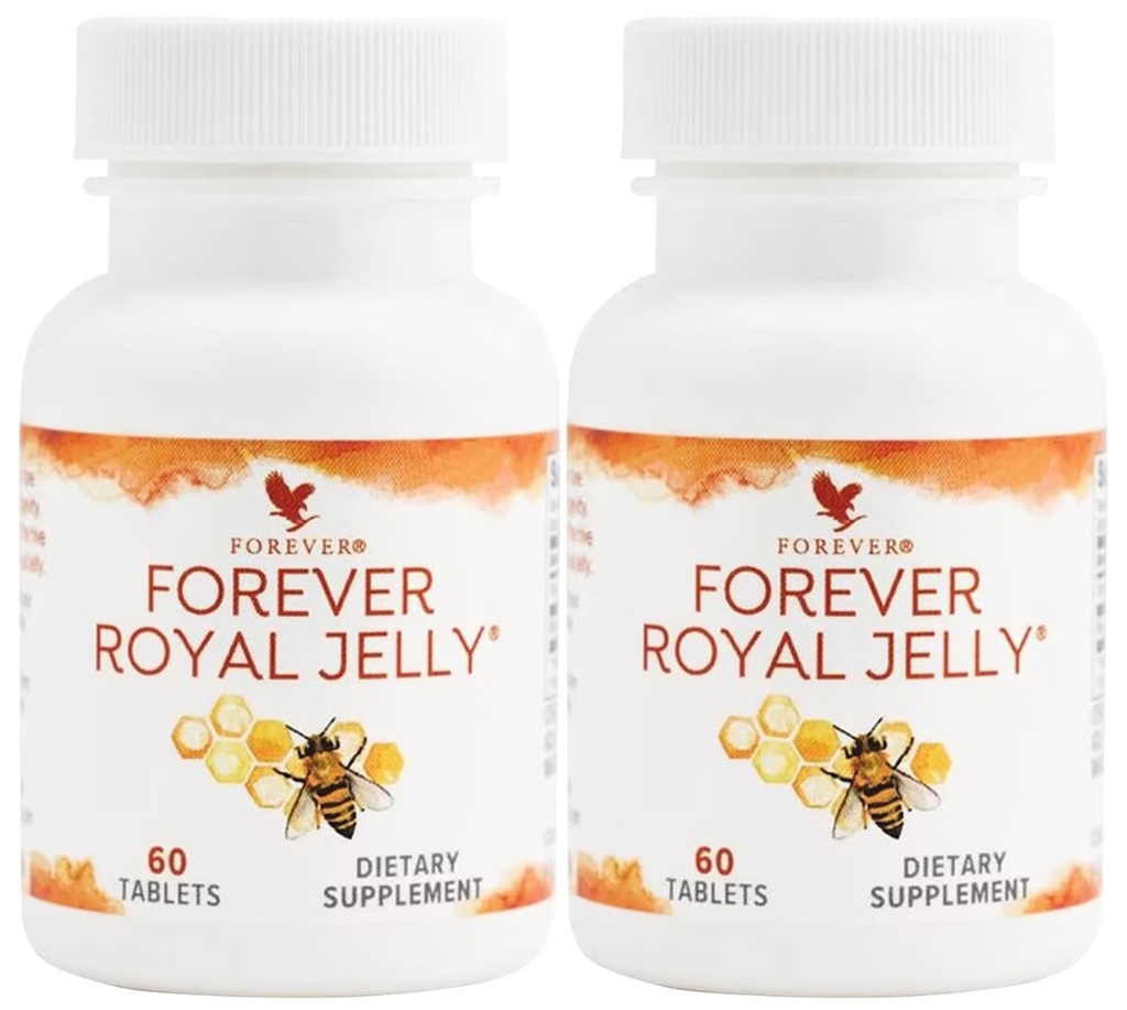 Forever Living - Royal Jelly - taimetoitlane-sõbralik ja gluteenivaba toidulisand energia ja elujõu jaoks - 2 pudelit