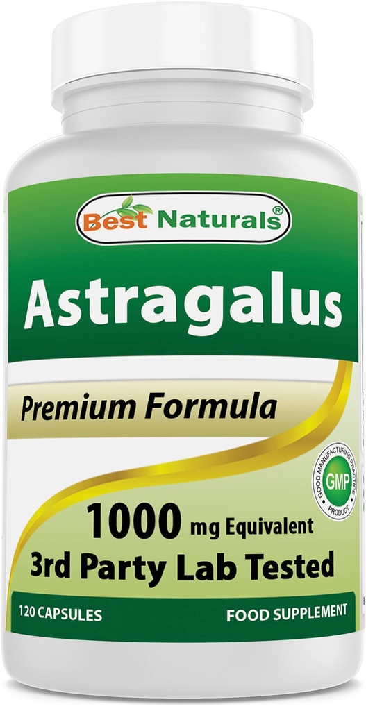 Parim looduslik Astragalus Kapsel, 1000 mg, 120 Count