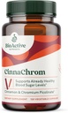 Bioaktiivsed toitained CinnaChrom Dietary Supplement – Kroom Picolinate, Kaneeli kapslid – Natural Ingredients for general Health – Taimne täiendus, Gluteenivaba, 120 kapslit