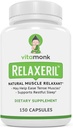 VitaMonk RelaxerilTM All-Natural lihaste lõdvestaja - lihaste lõdvestaja täiendus - Täielik lihaste lõõgastav valem