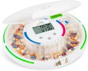 Live Fine Automatic Pill Dispenser 28-päevase elektroonilise ravimi korraldaja, 6 annus mallid, Easy-Read LCD Display, heli ja valguse hoiatused & võti retseptid, vitamiinid, toidulisandid ja palju muud