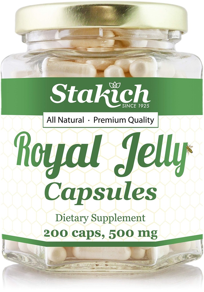 Stakich 500 mg kapslid (Royal Jelly Capsules 500 mg (200 loend))