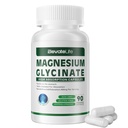Magneesiumglütsinaat 400 MG ühe serveerimise kohta 100% kelaaditud kõrge imendumise jaoks, õrn kõhul, mitte-GMO, 90 taimekapslit