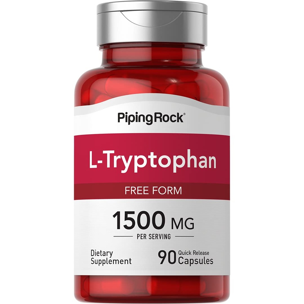 Torukivi L-trüptofaan 1500 mg | 90 kapslit | Vaba vorm | Mitte-GMO, Gluteenivaba toidulisand