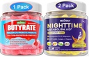 Bundle: Butüraadikummid probiootikumi + prebiootikumi + postbiootikumi ja melatoniiniga 10mg 20mg ööaeg Metabolism Unekummid