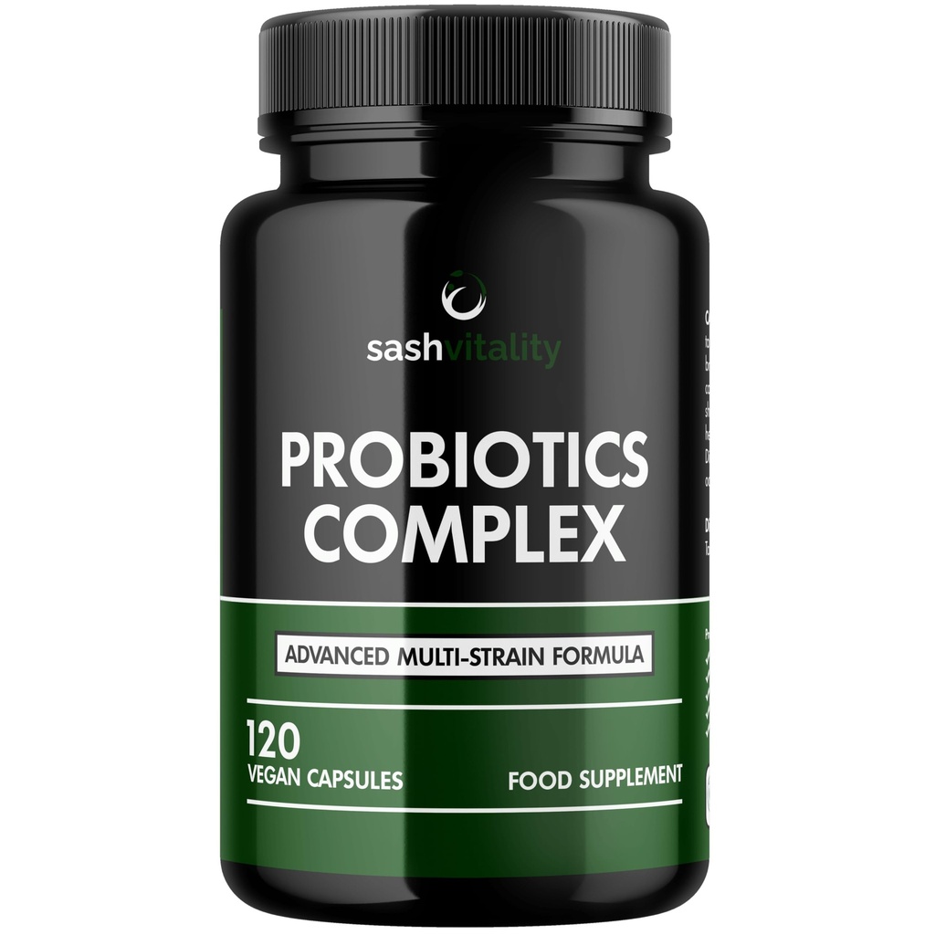 Probiootikumid ja prebiootikumid | 435 miljardit CFU | Biokultuuride kompleks | 120 Vegetaarkapslit naistele ja meestele - Lactobacillus Acidophilus, Bifidobacterium, Rhamnosus & Reuteri - Advanced Multi-Strain