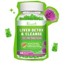 Piimaohakakummid täiskasvanutele lastele. Maksa puhastamine Detox Repair Gummies, Piimaohaka ekstrakti lisand maksa toetuseks Seedetrakti antioksüdant, 60c Apple Maitse