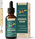 Liposomal Liquid NAC Supplement N-Acetyl Cysteine Tilgad, N Atsetüül Cysteine 600 mg koos Quercetin & Tsink täiskasvanutele ja lastele, Maks & Lung Support, Antioksüdant, Immune & Skin Health, 2 Fl Oz
