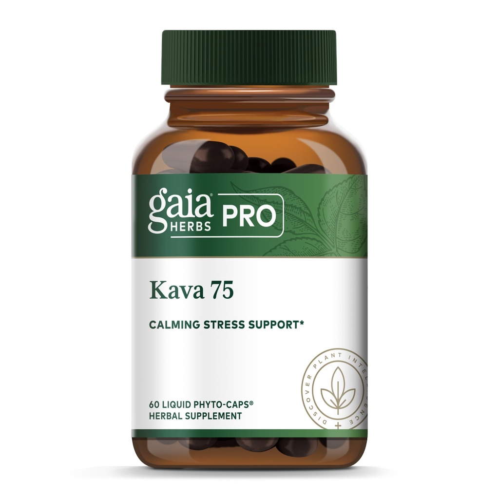 Gaia maitsetaimed PRO Kava 75 - Stressitoetuslisa - aitab rahu ja lõdvestumise tunnet - 60 vedelat fütomütsi