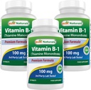 Parimad looduslikud vitamiinid B1 tiamiinmononitraadina 100 mg tabletid (120 arvu (3 pakendis))