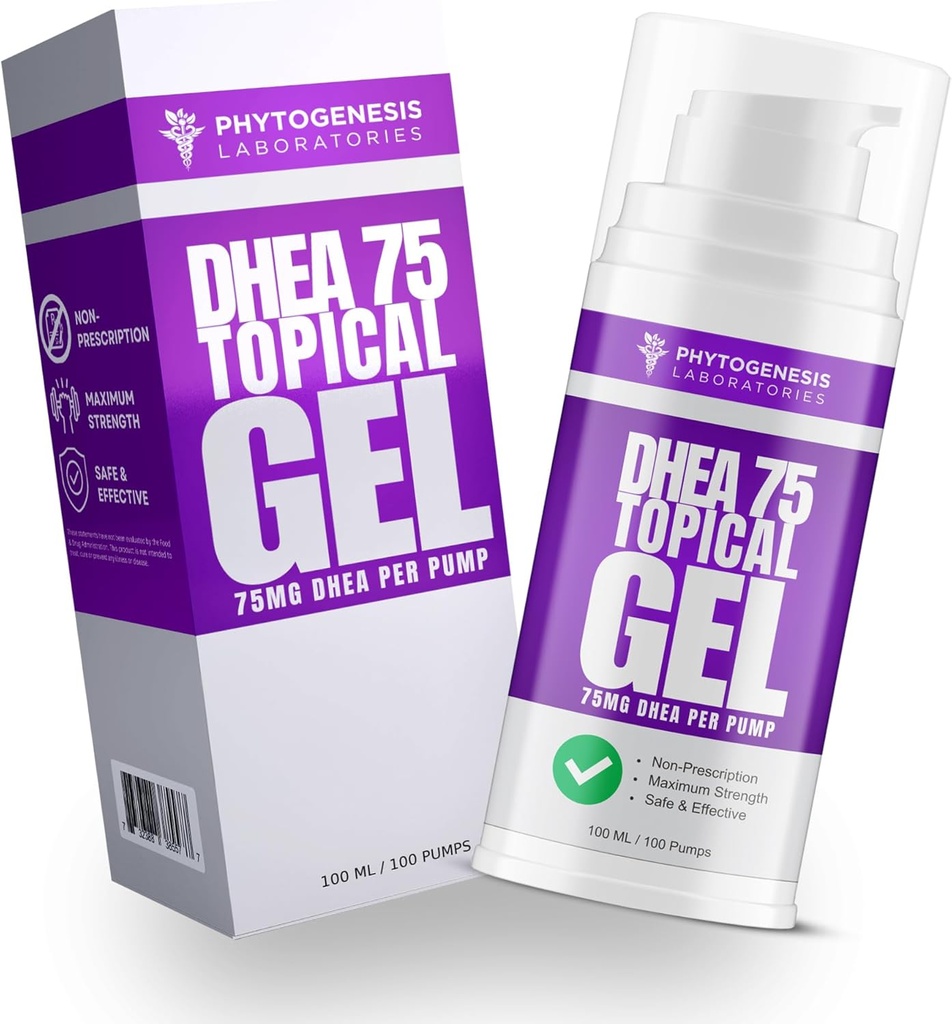 DHEA 75-75 mg DHEA ühe pumba kohta - edendab tervislikku vananemist, tervislikku meeleolu, immuunsust, tasakaalustatud taset ja üldist tervist - ühe kuu pakkumine (1)