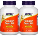 Nüüd toidud Kõrvitsaseemneõli 1000mg Pehme-geelid, 200-Count (100X2)