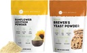 Kate Naturals Päevalilleletsitiini pulber (4oz) & Breweri pärm (12oz) Bundle