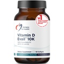 Disainid Health D-Evail 10K - 10 000 IU D-vitamiini täiendus K-vitamiiniga (K1, K2 MK-4) + GG - luu, südame-veresoonkonna + immuunsuse tugi - paranenud biosaadavus Vitamiin D3 (60 Softgels)