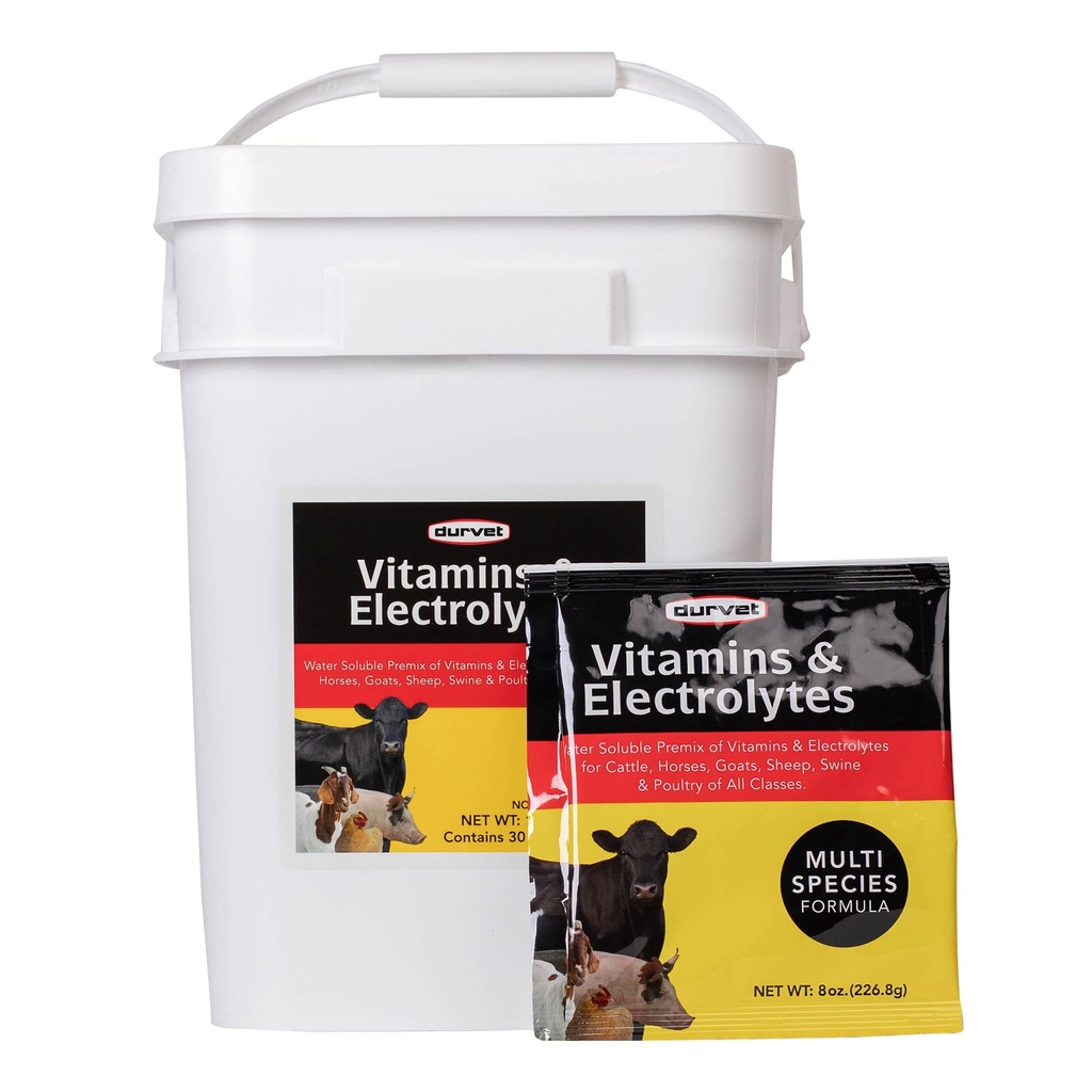 DURVET 136028 Vitamiinid ja elektrolüüdid, 8 oz