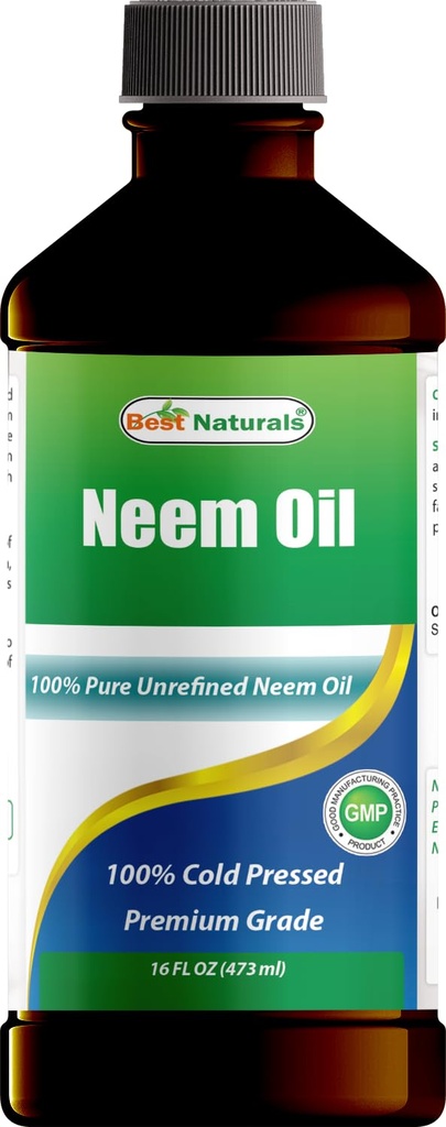 Parim looduslik 100% puhas Neem õli, 100% külmpressitud ja rafineerimata - 16 OZ (1 pudel)